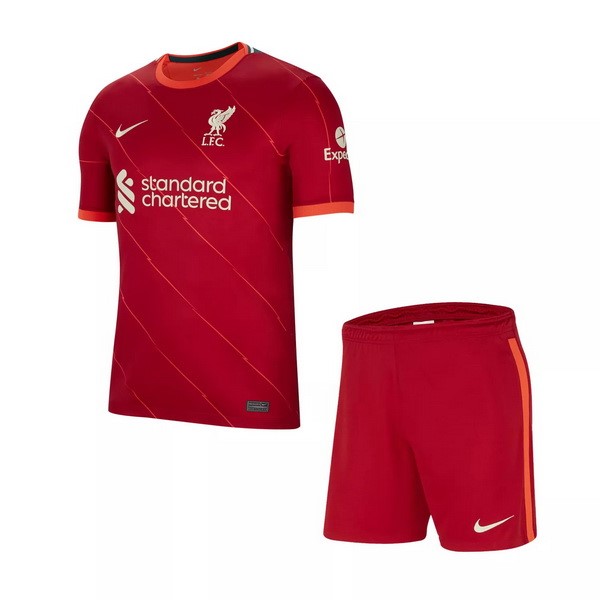 Maillot Football Liverpool Domicile Enfant 2021-22 Rouge